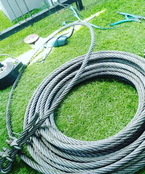 Wire Rope untuk Rail Dumbwaiter Lift Makanan Wire Rope untuk Rail Dumbwaiter Lift Makanan