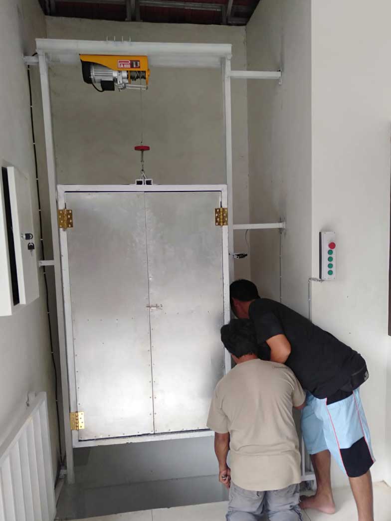 Jasa Pembuatan Lift Barang di Aura Organik Tabanan Bali 2