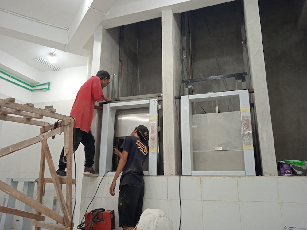 Lift Barang Kapasitas 1 Ton, Listrik 1 Phase, Denpasar Bali 3